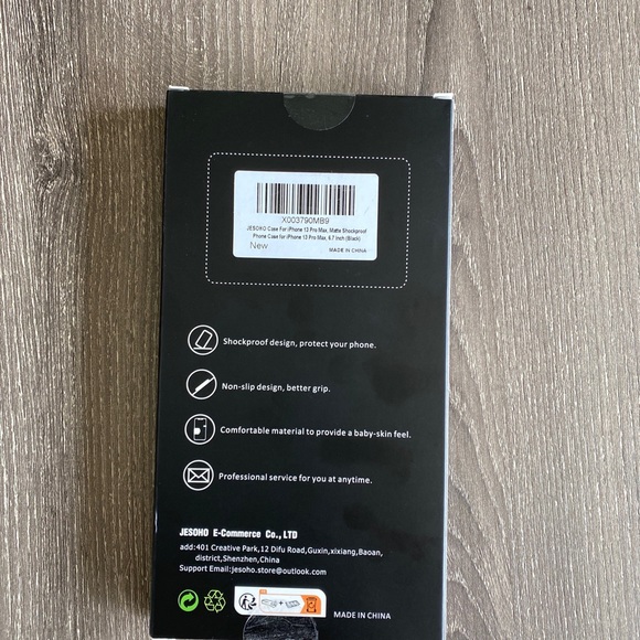 Shockproof Case For iPhone 13 Pro Max Black Translucent Matte - Picture 4 of 4